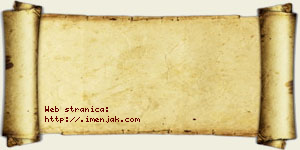 Tamara Glavšić vizit kartica